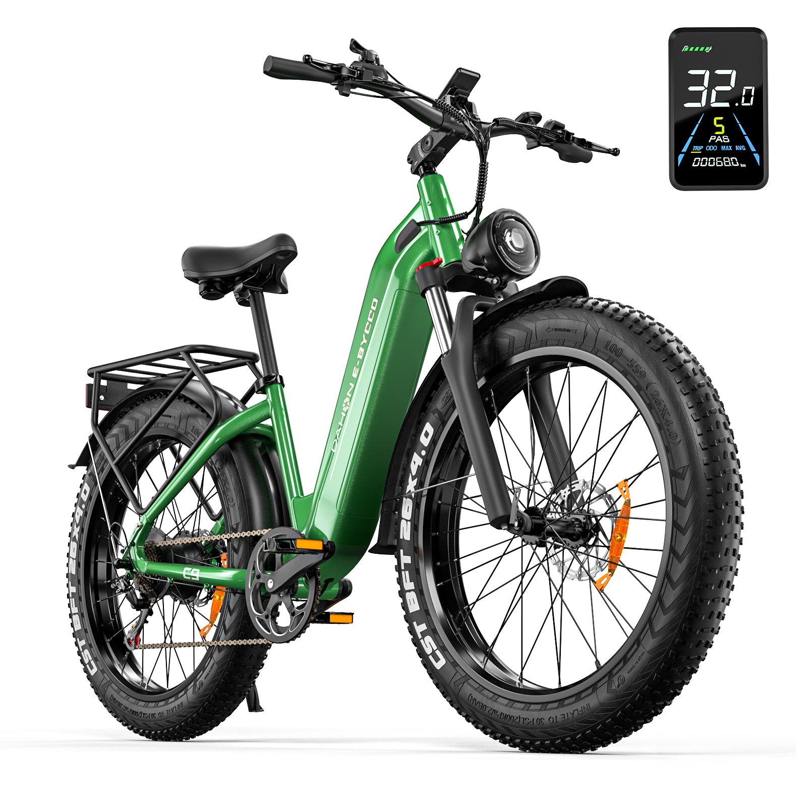 EBYCCO&DAHON 26" C9 Peak 2000W 48V 20Ah Step Through Electric Bike C9(Step-through) EBYCCO&DAHON 26" C9 Peak 2000W 48V 20Ah Step Through Electric Bike C9(Step-through)