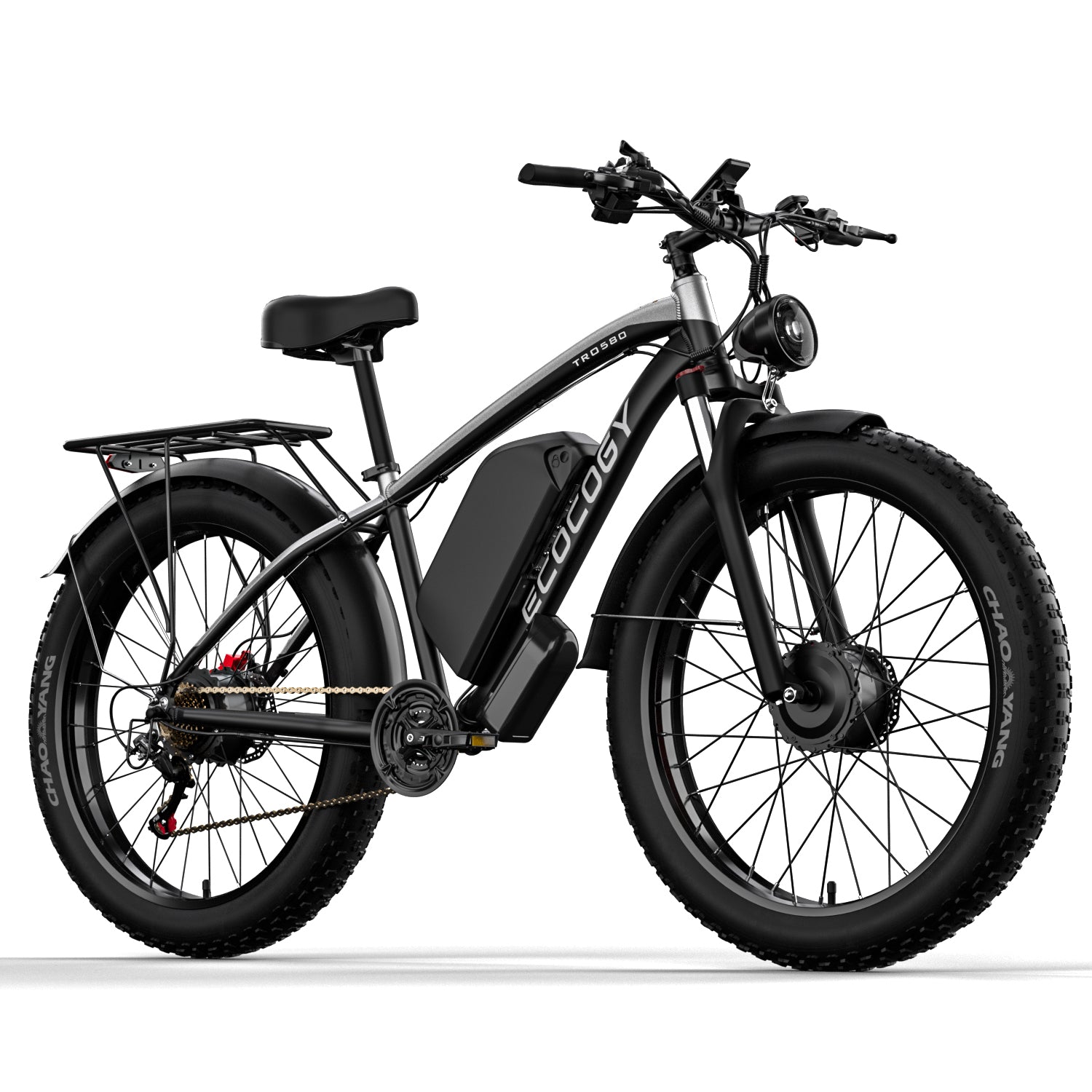 ECOCOGY G7 26‘’ Fast Electric Bike Peak 6000W 52V 32Ah Dual Motor Black/gray + An extra battery ECOCOGY G7 26‘’ Fast Electric Bike Peak 6000W 52V 32Ah Dual Motor Black/gray + An extra battery