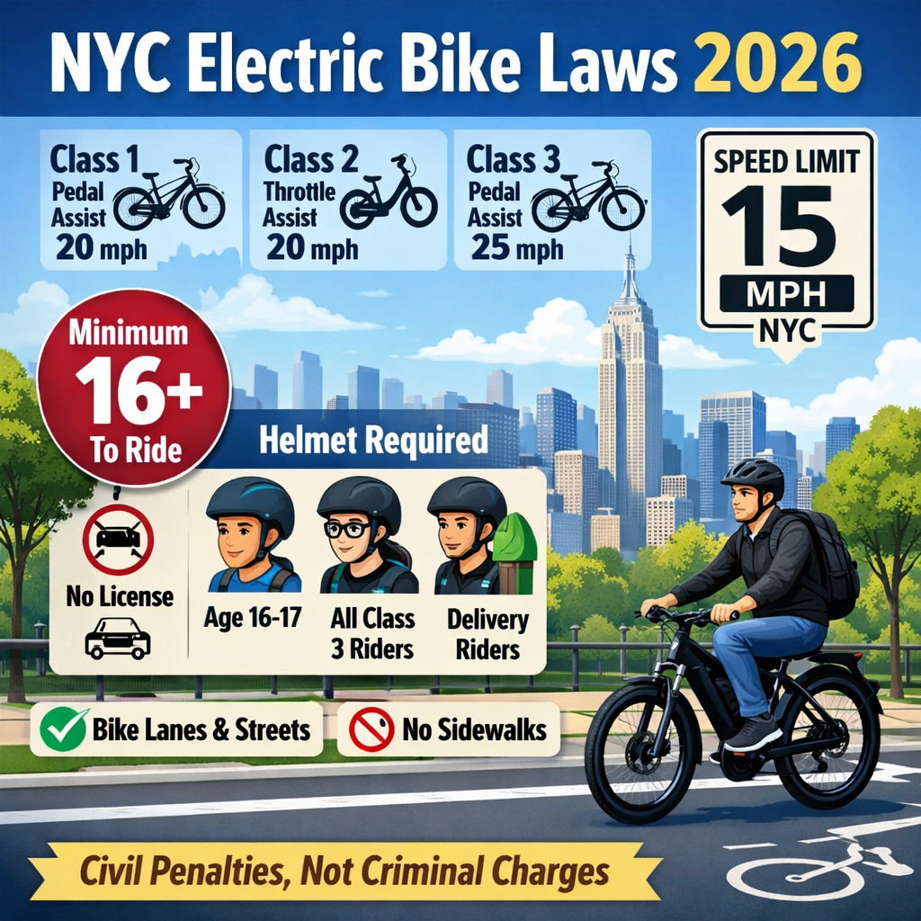 NYC Electric Bike Laws 2026: Complete Guide for Riders & Commuters