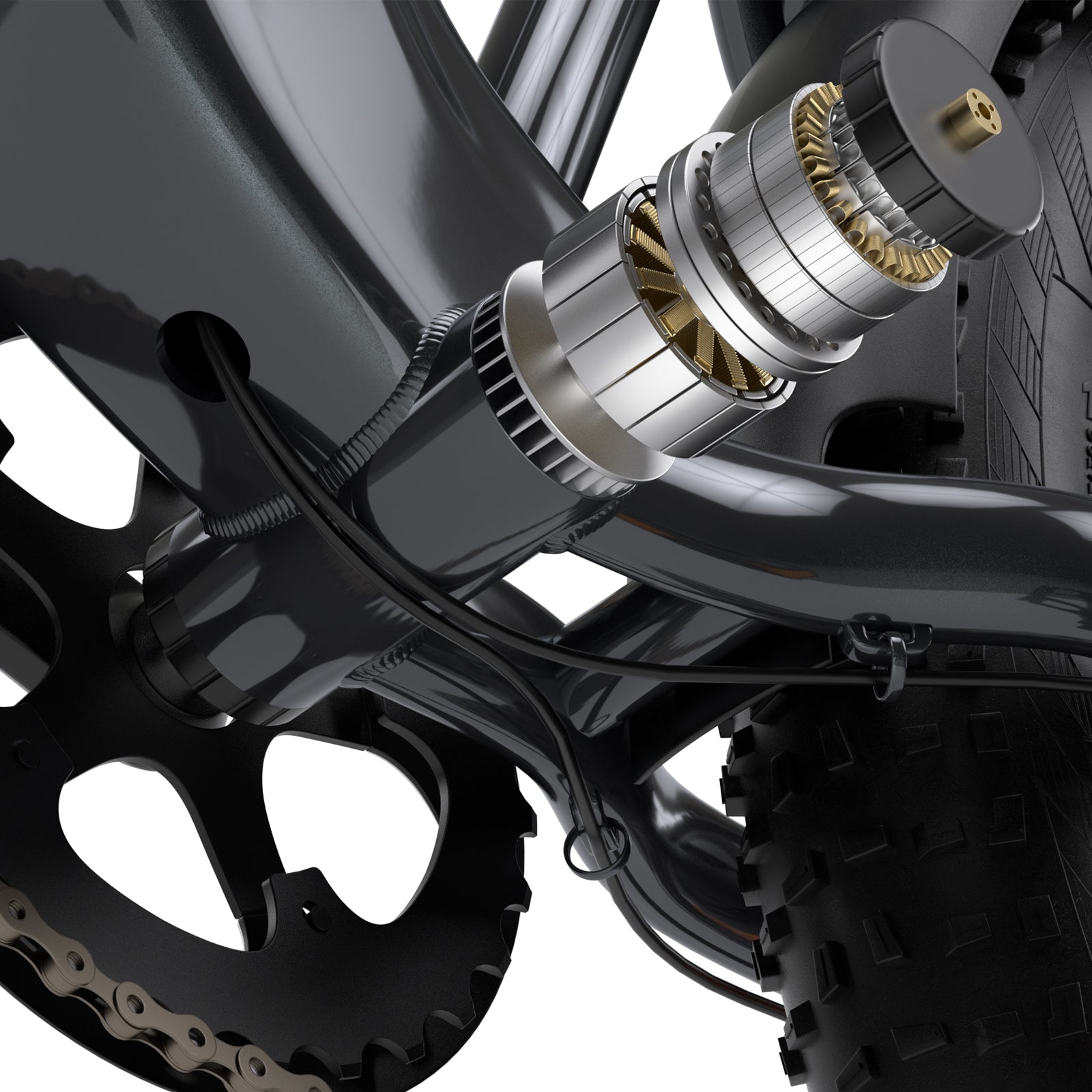 E·BYCCO&DAHON 26" C8 750W Peak 1500W 48V 20Ah Electric Cruiser Bike