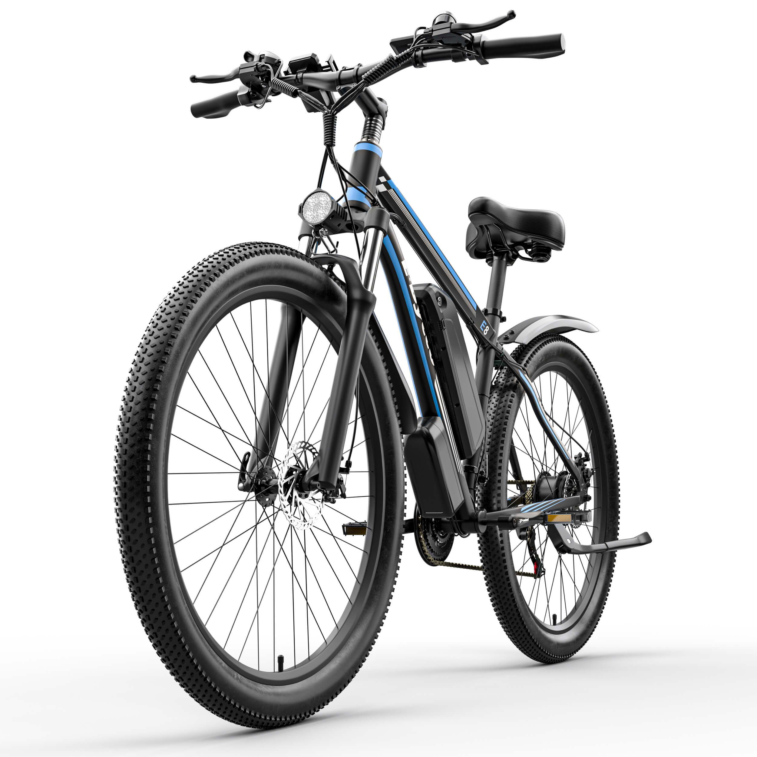 bicycle bike electric EBYCCO 29" E8 Best Budget Electric Mountain Bike Peak 1000W/2000W 48V 17.5Ah 2000W / Blue