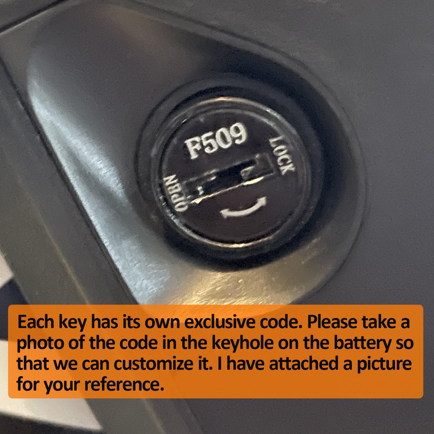 electric bicycle key E·Bycco Electric Bicycle Battery Keys
