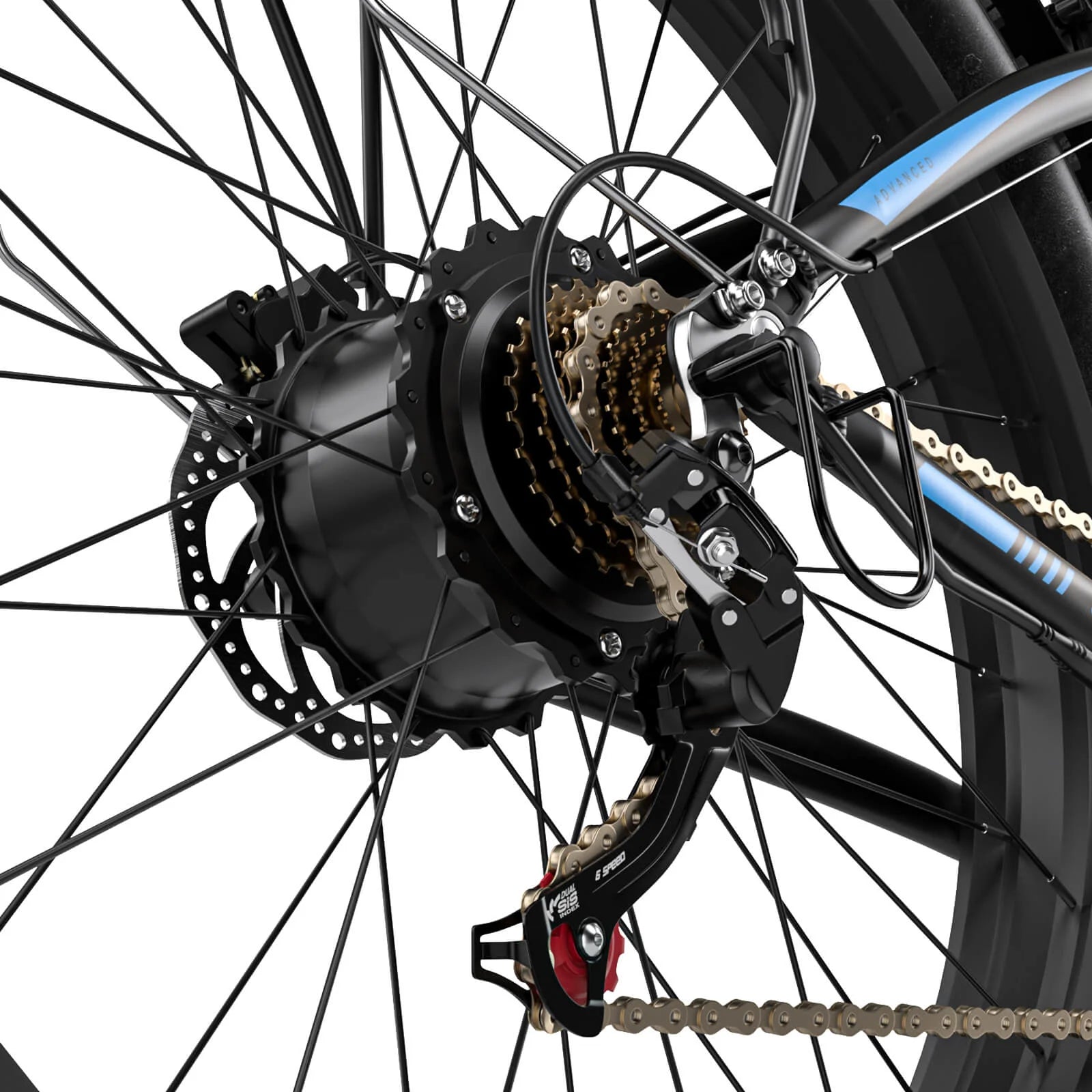 Refurbished 26" V7 electric bicycles 2000W Peak 2500W 52V 19.2Ah