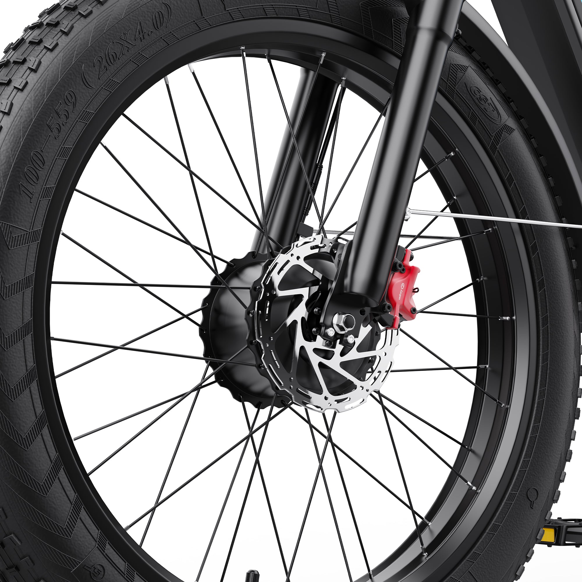 E·BYCCO 26" EM7 Peak 9000W 52V 30AH Battery Full Suspension Pedal Electric Bike