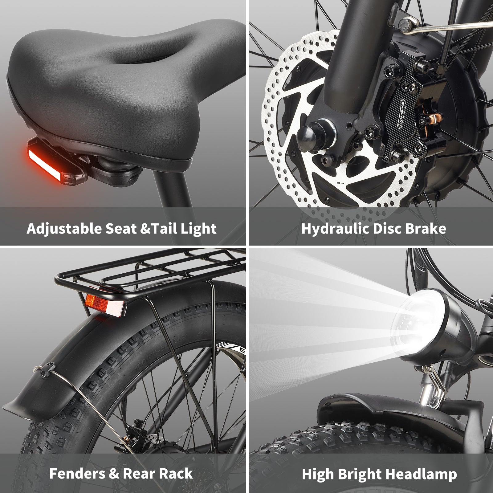 E·BYCCO 26'' G7 4000W Peak 5000W 52V 32Ah Dual Motors Fast Electric Bike