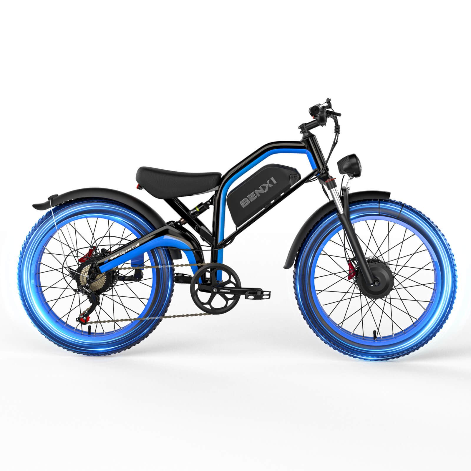 Full Suspension Electric Mountain Bike Fat Tire