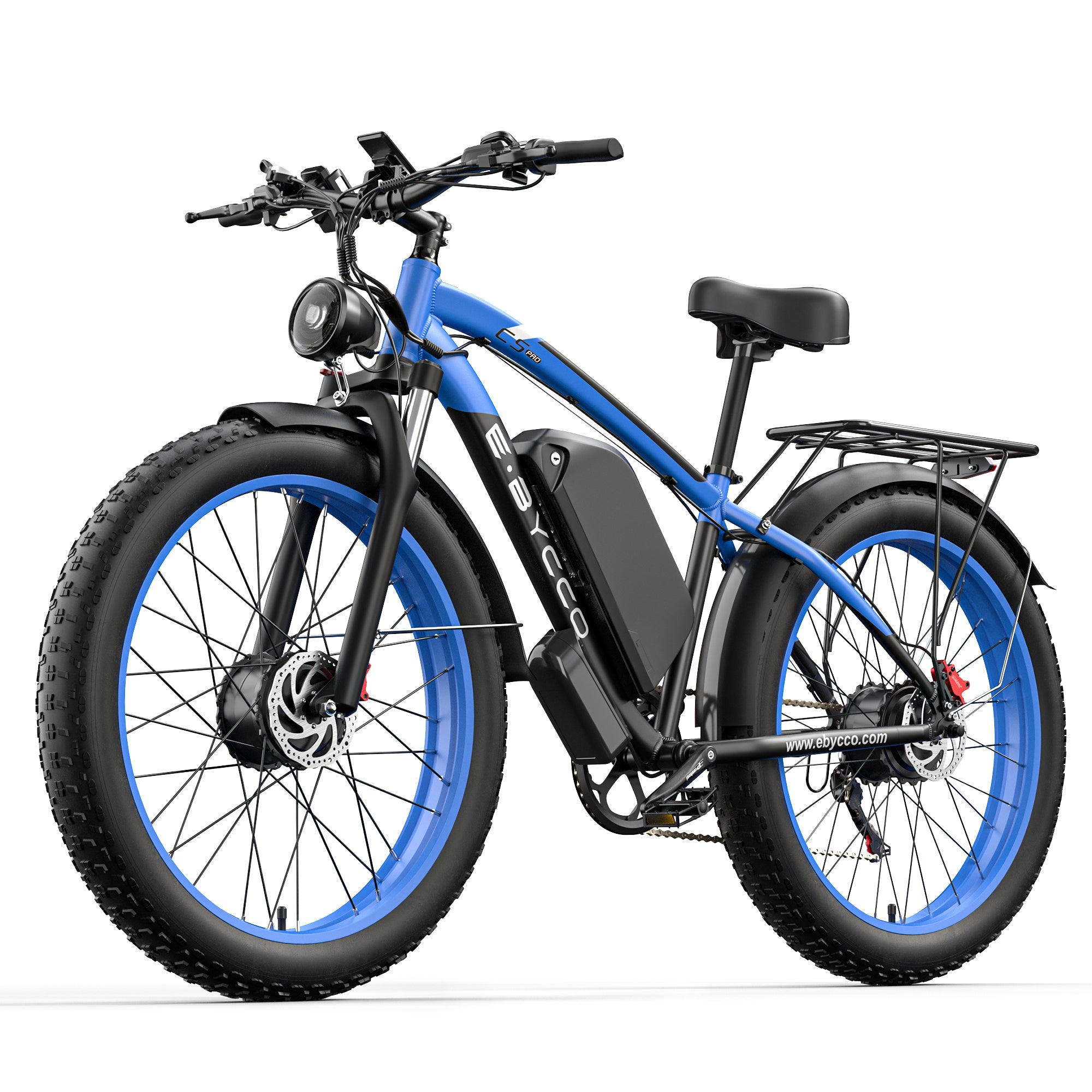 E·BYCCO 24" C5PRO 4000W Peak 5000W Electric Commuter Bicycle Dual Motors 52V 32AH