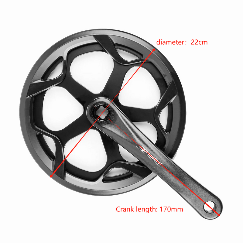 46T Crankset/Crank Arm for E·BYCCO E-BIKE EB7/V7/EB7PRO/E9