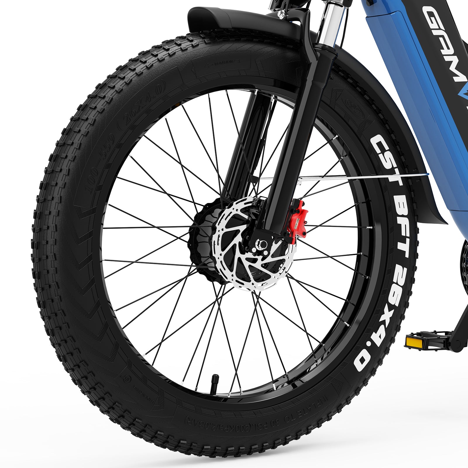 E·BYCCO&GAMVIRE 26" V9 High Performance Electric Bicycle Peak 9000W with Turn Signals 52V 30AH