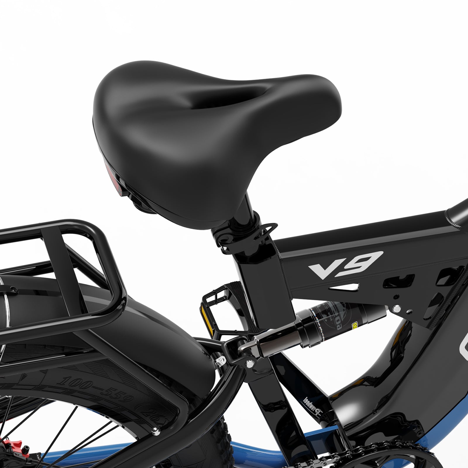 E·BYCCO&GAMVIRE 26" V9 High Performance Electric Bicycle Peak 9000W with Turn Signals 52V 30AH