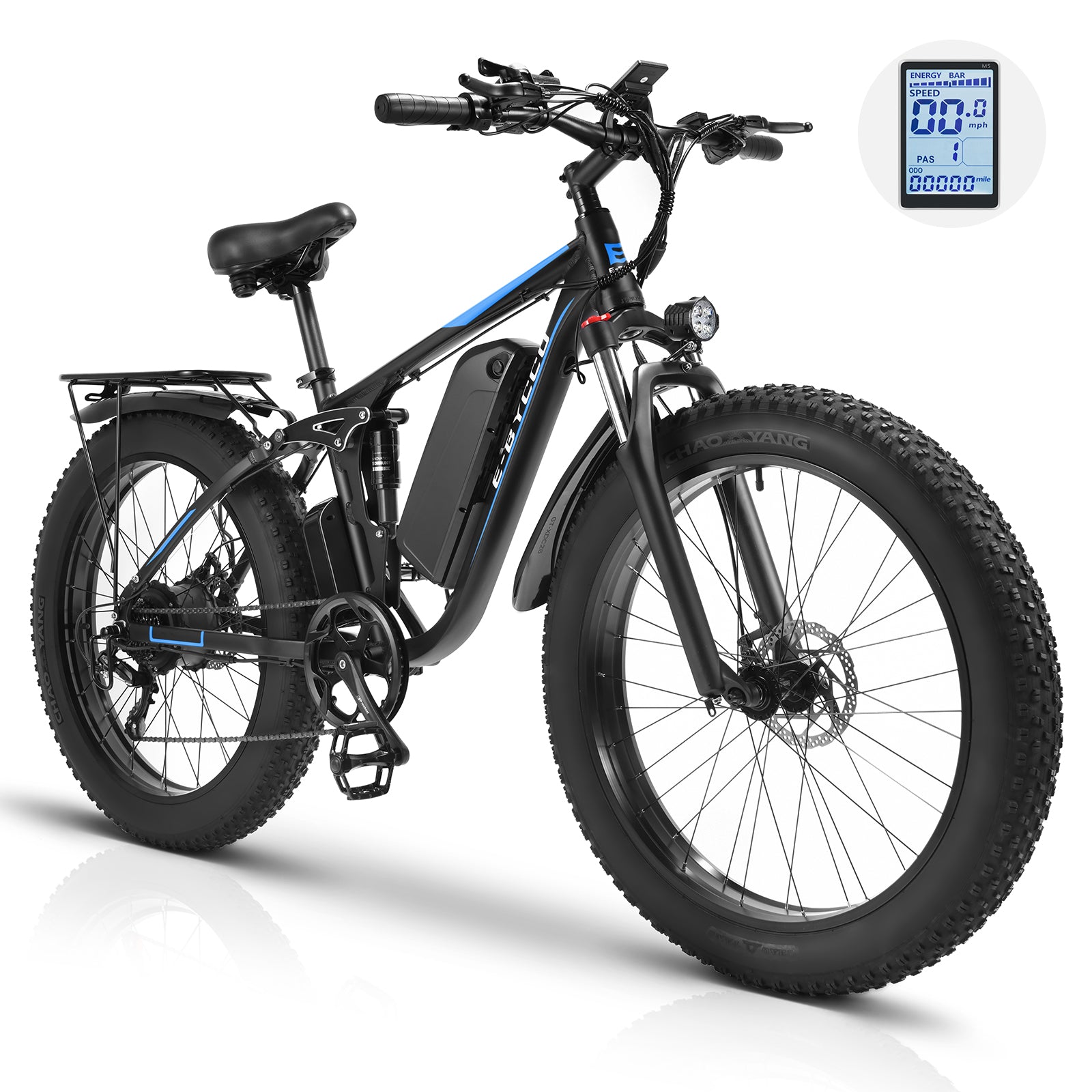 E·Bycco 26" EB7 Best All Terrain Electric Bike 750W 48V16Ah